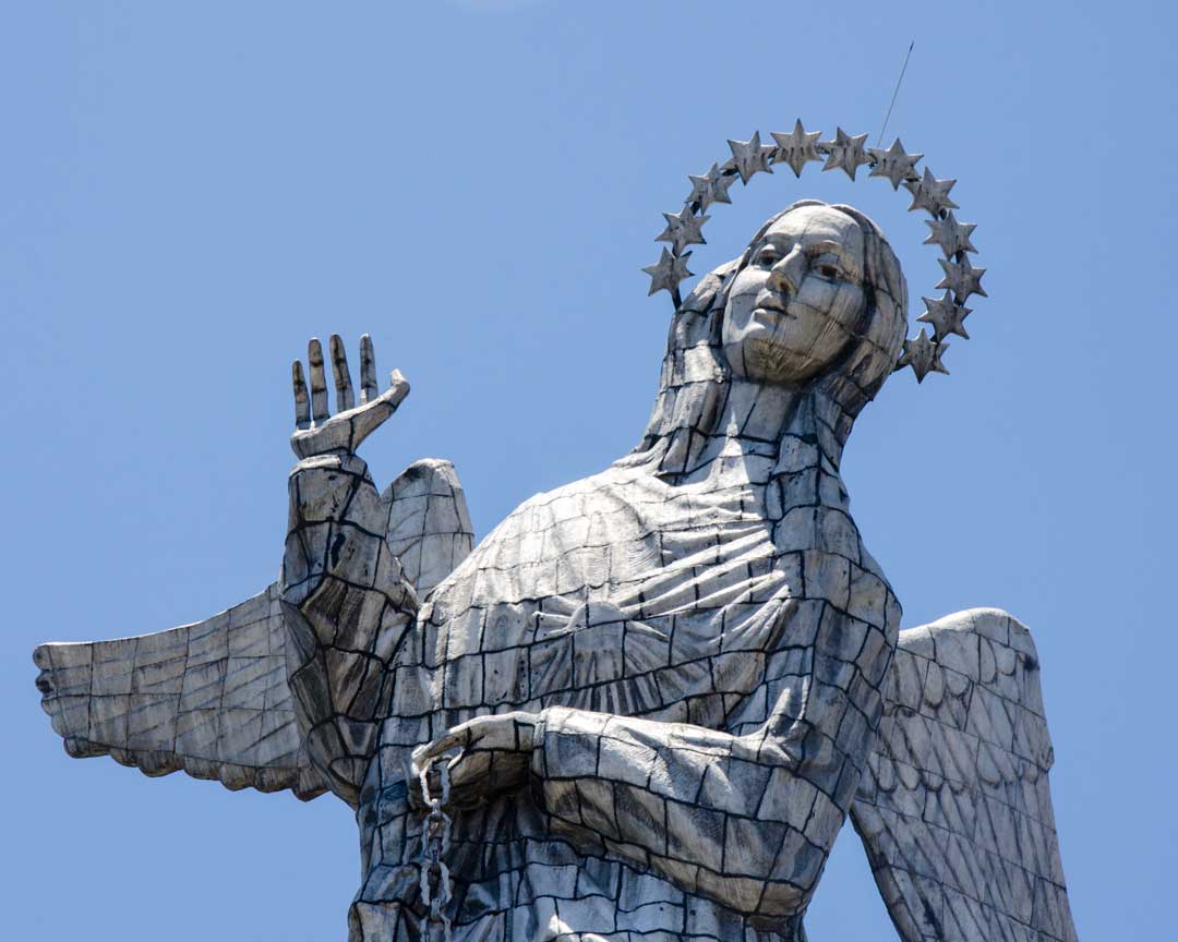 The Virgin of Quito at the Panecillo, Quito, Ecuador | ©Angela Drake