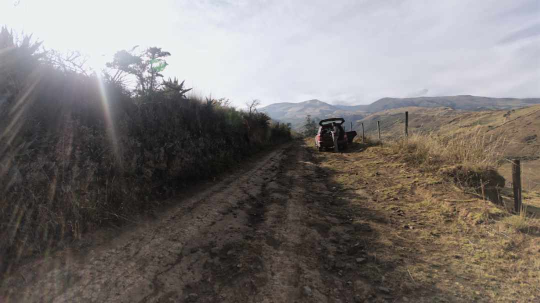 Driving to Cerro Puntas
