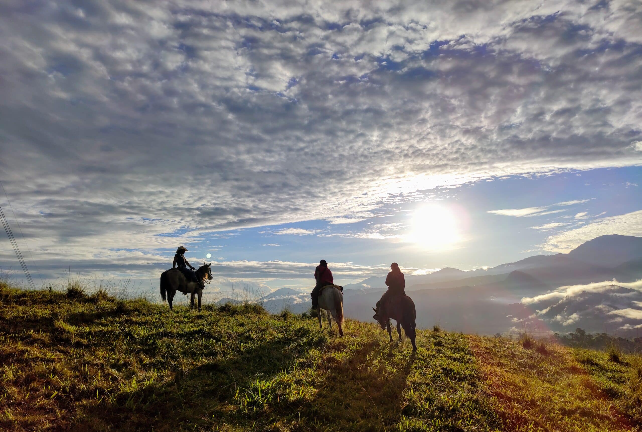 Dawn from Horsback, San Francisco de Borja, Napo Province ©Jacqueline Granda