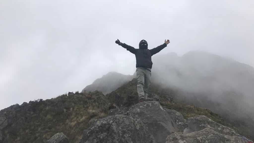 Reaching the first summit, Imbabura, Ecuador | ©Edison Benitez