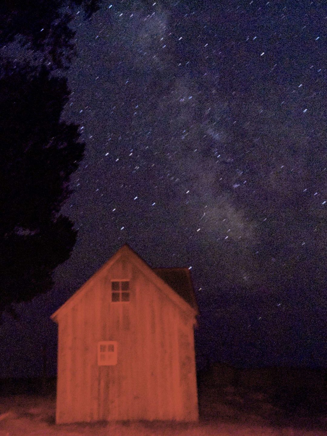 Cabin at Malheur with Milky Way